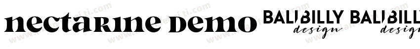Nectarine DEMO字体转换